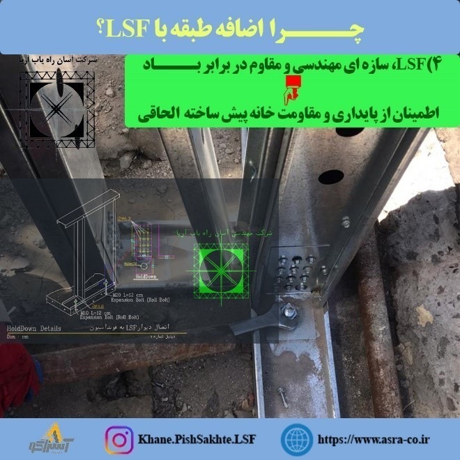 آسراکو طراح،سازنده و مجری سازه های قاب فلزی سبک ال اس اف LSF آسراکو طراح،سازنده و مجری سازه های قاب فلزی سبک ال اس اف LSF