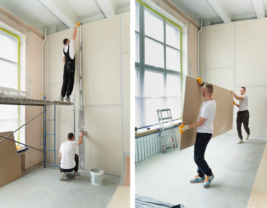 تخته گچی Gypsum Board در سازه ال اس اف LSF