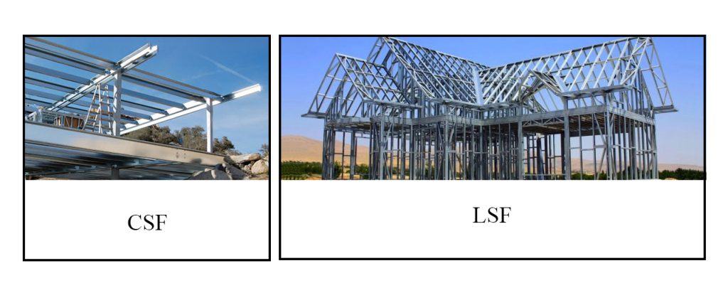 مقایسه سازه LSF ال اس اف با سازه CFS سی اف اس