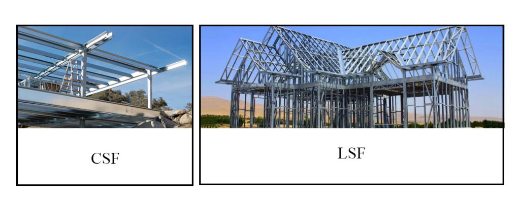 مقایسه سازه LSF ال اس اف با سازه CFS سی اف اس