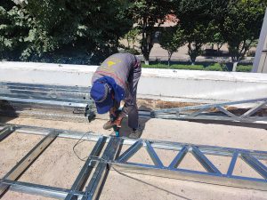 آسراکو طراح،سازنده و مجری سازه های قاب فلزی سبک ال اس اف LSF سازه ال اس اف LSF