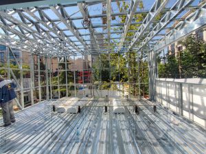 آسراکو طراح،سازنده و مجری سازه های قاب فلزی سبک ال اس اف LSF سازه ال اس اف LSF