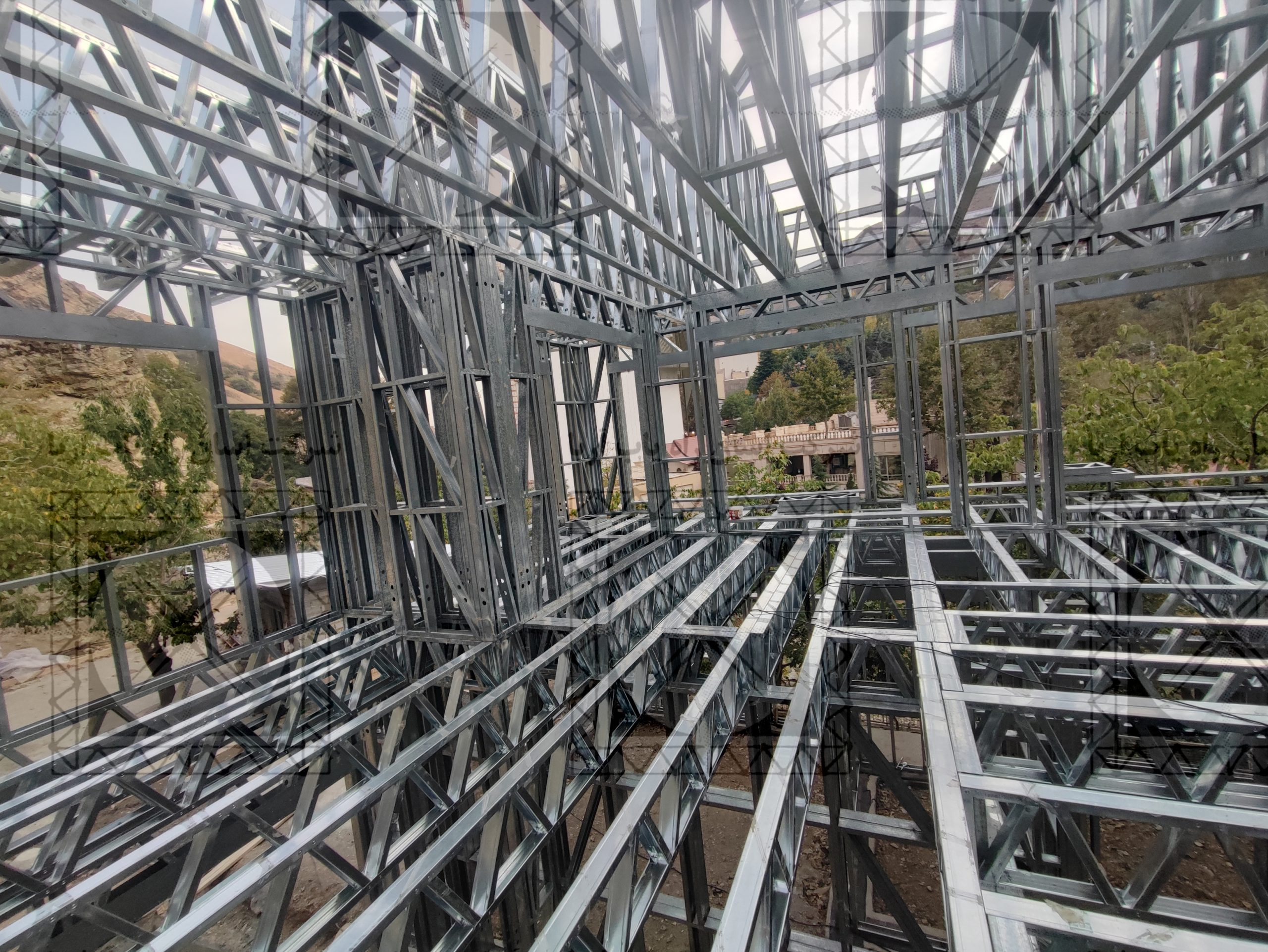 ۷ فایده فاصله ۶۰ سانتی متری استاد های سازه ال اس اف LSF