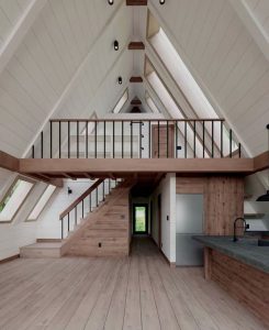 آسراکو طراح،سازنده و مجری سازه های قاب فلزی سبک ال اس اف LSF کلبه سوئیسی