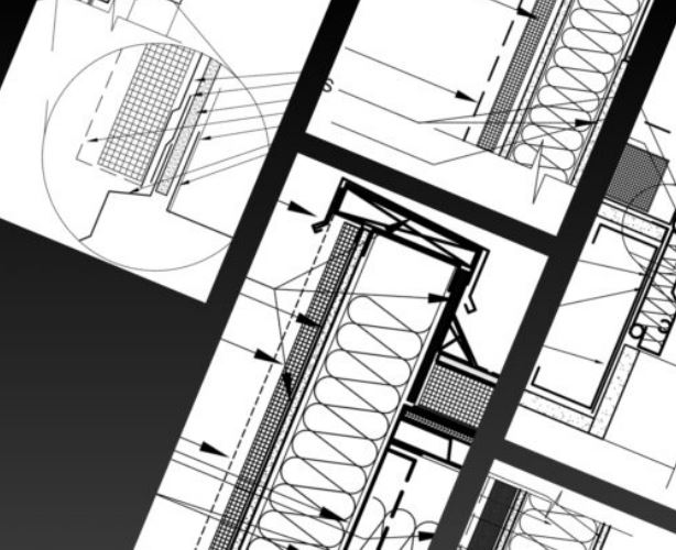 دیوار پیرامونی سازه ال اس اف با عایقکاری استاندارد