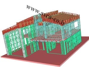 ساخت ویلا با LSF